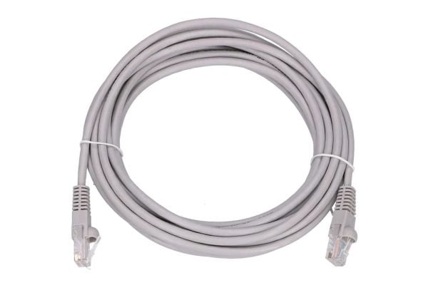 Extralink - Koblingskabel - RJ-45 (hann) til RJ-45 (hann) - 5.3 mm - UTP - CAT 5e - innendørs, formstøpt, uten hindringer - grå