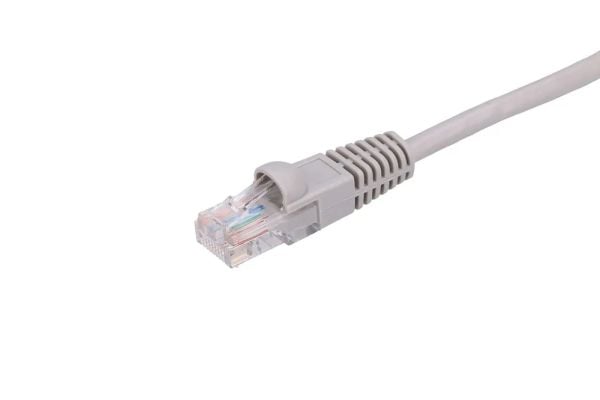 Extralink - Koblingskabel - RJ-45 (hann) til RJ-45 (hann) - 5.3 mm - UTP - CAT 5e - innendørs, formstøpt, uten hindringer - grå