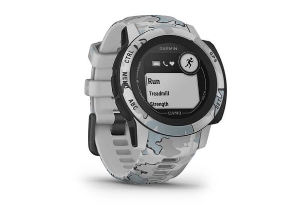 Garmin Instinct 2S - Camo Edition - 40 mm - mist camo - sportsur med bånd - silikon - håndleddstørrelse: 112-180 mm - monokrom - 32 MB - Bluetooth,...