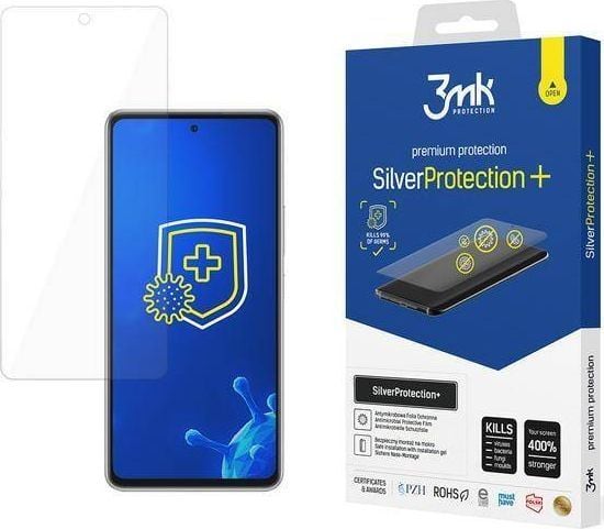 3MK 3MK Silver Protect+ Sam A53 5G A536 Märkäasennus Antimikrobinen kalvo