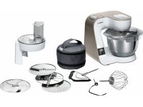 Bosch MUM5XW10, 3,9 L, Valkoinen, Kosketus, 1,1 m, 3,9 L, 4 levyt