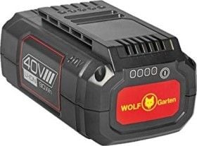 WOLF-Garten LYCOS 40/250 A, Batteri, 2,5 Ah, 40 V, WOLF-Garten, Svart, Rød, 90 Wh