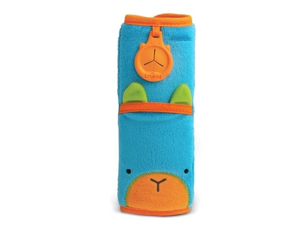 Trunki 10607, Vauvan turvaistuimen turvavyön suojus, sininen, oranssi, 1 tasku, 190 mm, 70 mm, 15 mm, 15 mm