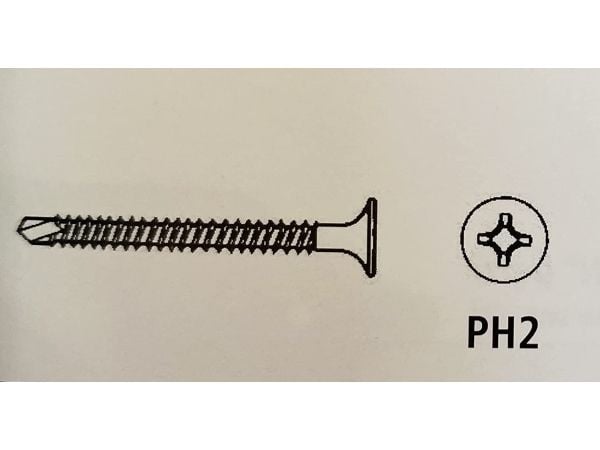 Makita - Drywall screw - 1000 deler - 3.5 mm - lengde: 35 mm - for Makita DFR551RTJ