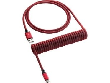 CableMod Classic - Tastaturkabel - USB (hann) til 24 pin USB-C (hann) - 1.5 m - rullet sammen - republic red