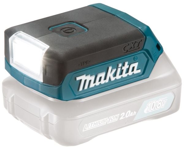 Makita ML103, Musta, Sininen, Painikkeet, LED, 1,5 W, 100 lm, 12 V