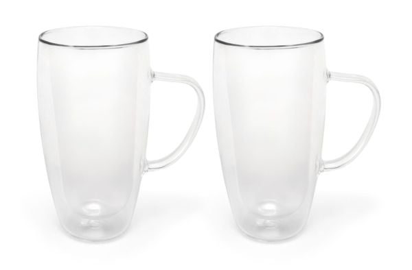 Bredemeijer 165015, Läpinäkyvä, Lasi, Pyöreä, 2 kpl, 400 ml, 91 mm