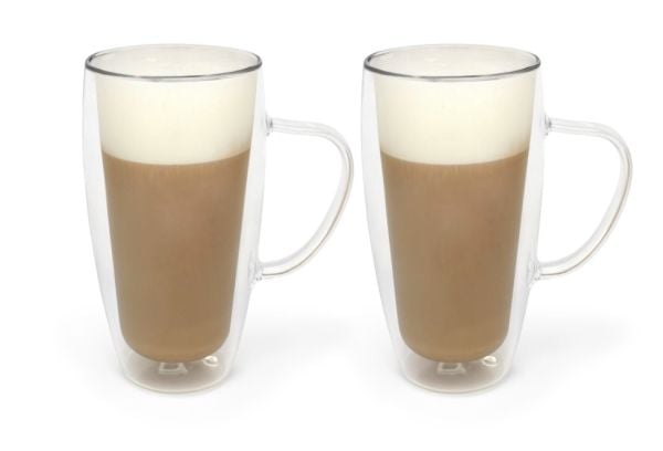 Bredemeijer 165015, Läpinäkyvä, Lasi, Pyöreä, 2 kpl, 400 ml, 91 mm