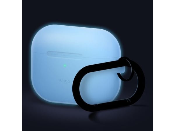 elago Original - Eske for trådløse øretelefoner - silikon - nattgloblå - for Apple AirPods Pro
