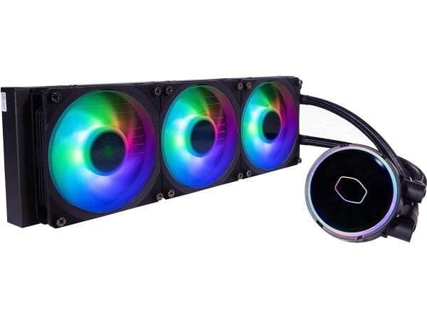 Cooler Master MasterLiquid PL360 FLUX - Væskekjølesystem for prosessor - Radiatorstørrelse: 360 mm - (for: LGA1156, AM2, AM2+, AM3, LGA1155, AM3+, ...
