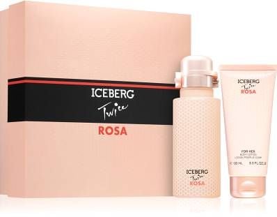 ICEBERG TWICE ROSE EAU DE TOILETTE 125ML SUIHKE + TUOKSUVA VARTALOVOIDE 100ML