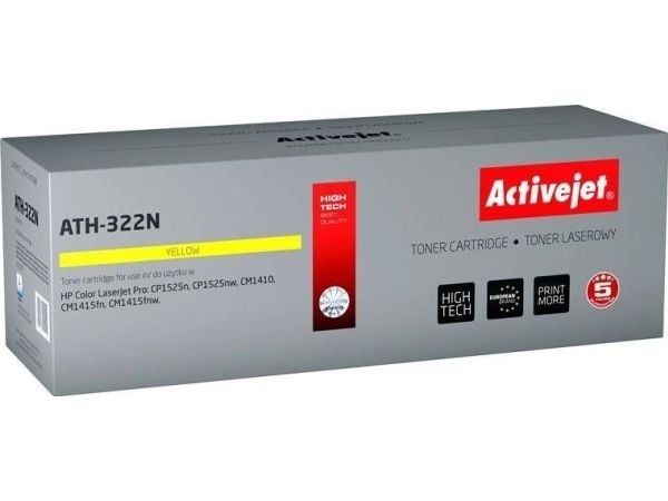 Activejet ATH-322N, 1300 sivua, Keltainen, 1 kpl