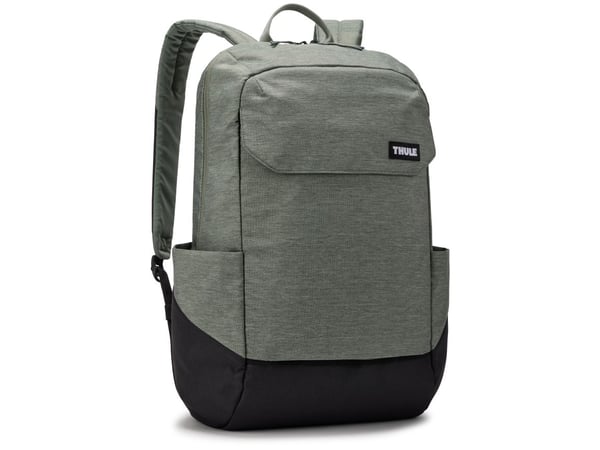 Thule Lithos TLBP216 - Notebookryggsekk - 20L - 15.6" - 16" - svart, agavegrønn