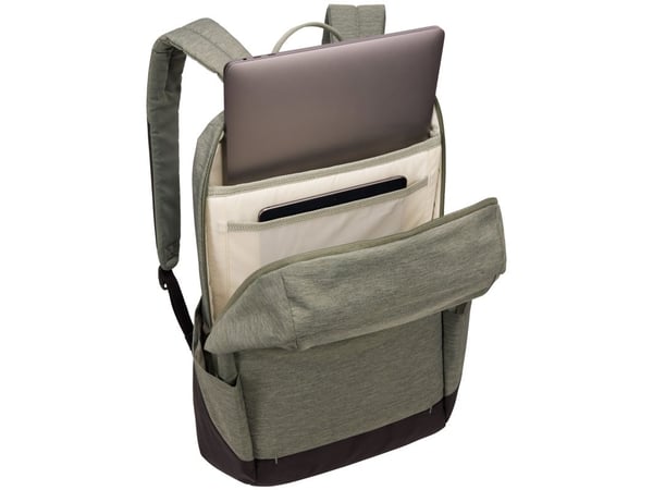 Thule Lithos TLBP216 - Notebookryggsekk - 20L - 15.6" - 16" - svart, agavegrønn