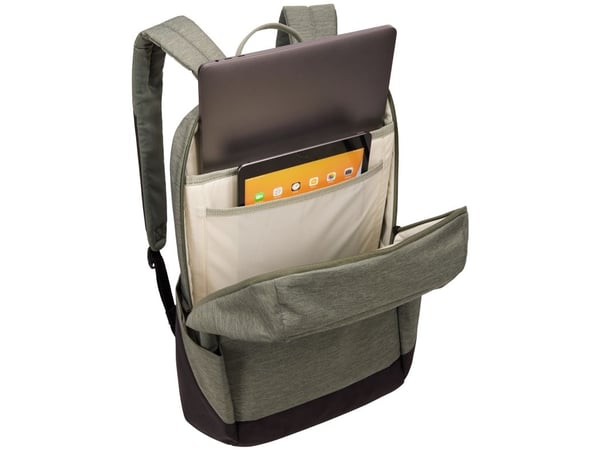 Thule Lithos TLBP216 - Notebookryggsekk - 20L - 15.6" - 16" - svart, agavegrønn