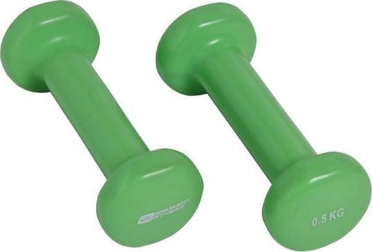 Schildkröt Fitness 960004, Fast vekt Dumbbell, Grønn, 500 g, 2 stykker