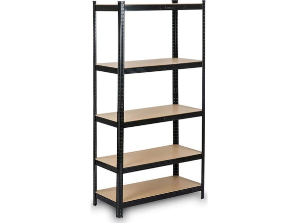 Metallhylla för förvaring 150 x 75 x 30 cm Humberg HR-811 svart