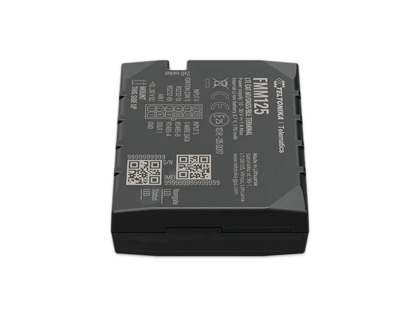 Teltonika FMM125, 0,128 GB, Micro-USB, RS-232/485, Genopladelig, Lithium-Ion (Li-Ion), 3,7 V