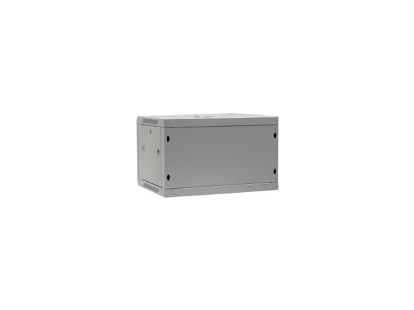 Netrack - Telinekotelo - seinäasennettava - harmaa - 6U - 19"