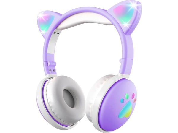 Hodetelefoner Mozos Kid Dog lilla