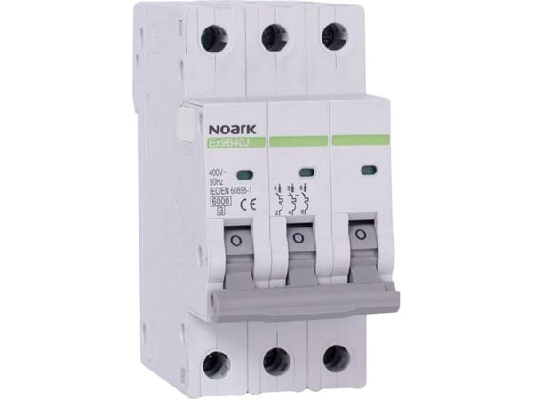 Noark Ex9B40J 3P B10 ohut ylivirtakytkin