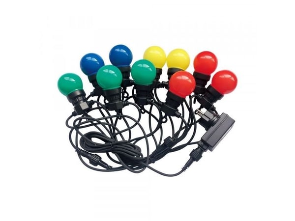 V-tac 0,50W lysbånd med EURO-tilkobling, IP20, kabel 10 m, farge RGBY