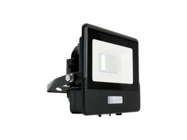 V-TAC 20258, Sort, IP65, Aluminium, Horisontal/vertikal, Støvresistent, 10 W