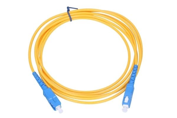 Extralink - Koblingskabel - SC/UPC-enkeltmodus (hann) til SC/UPC-enkeltmodus (hann) - 3 m - 3 mm - fiberoptisk - simpleks - G.657.A1