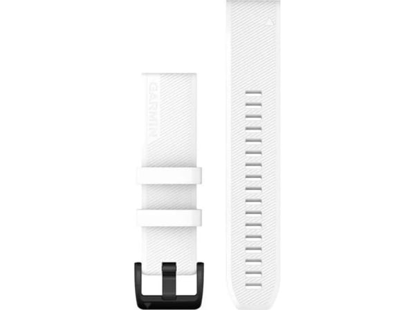Garmin GARMIN GARMIN Silikoni-rannehihna QuickFit 22 (valkoinen/musta solki)