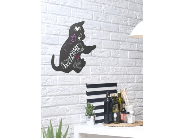 Securit FB-CAT, 300 x 500 mm, Melamiini, Hartsi, Velcro, Musta