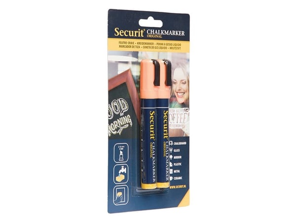 Securit BL-SMA510-OR, Oranssi, Bullet, 2 kpl