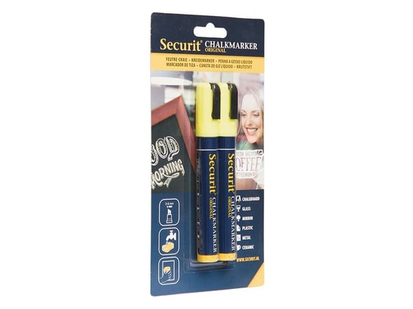 Securit BL-SMA510-YE, Keltainen, Bullet, 2 kpl
