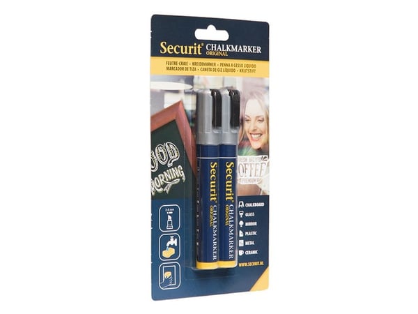 Securit BL-SMA510-SL, hopea, pallo, 2 kpl