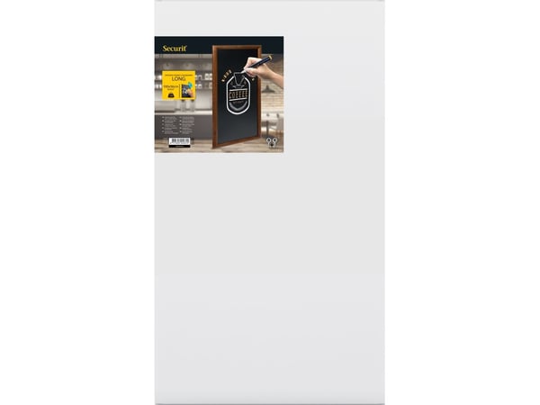 Securit WBL-TE-100, 560 x 1000 mm, Melamiini, Metalli, Hartsi, Puu, Musta, Puu