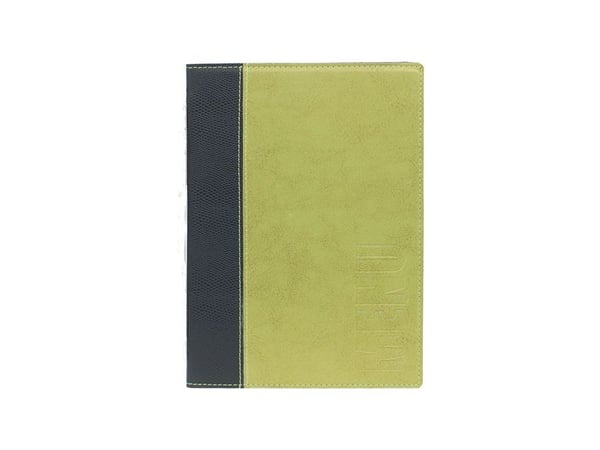 Securit MC-TRA5-GR, A4, Läder, PU-plast, Plast, Grön, Matt, Lack, Plast, Rundade hörn
