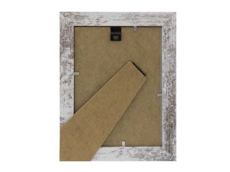 ZEP NELSON, MDF, Tre, Hvit, Enkel bilderamme, Bord, Vegg, 18 x 24 cm, Rektangulær