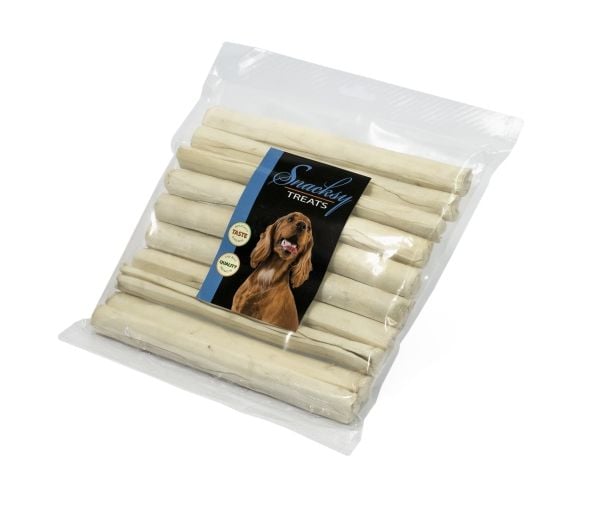 Pressade sticks White 20x2 cm. 10 st