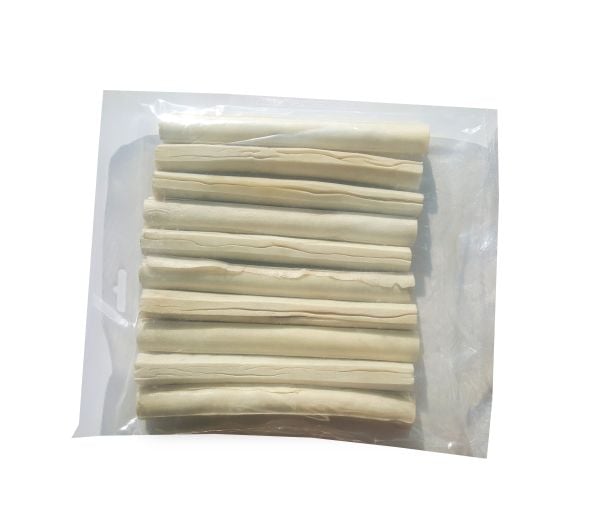 Pressade sticks White 20x2 cm. 10 st