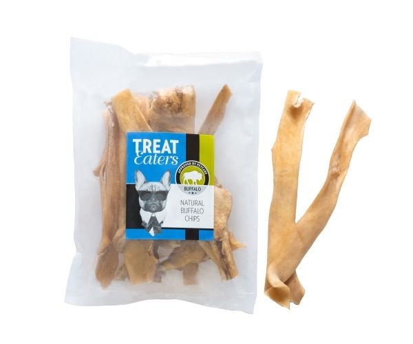 Treateaters Natural chips, Buffalo pannlappar 250 g