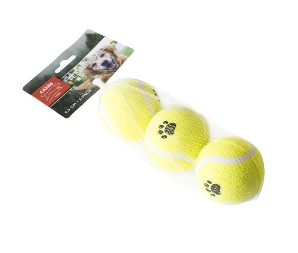 Tennispallot, koira, 6,5cm, 3 kpl