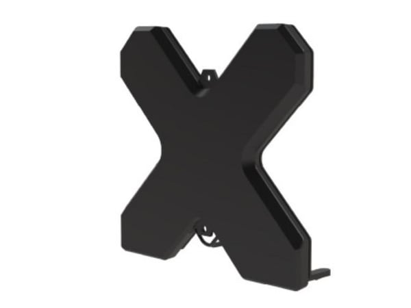 Panorama DMM-6-60 - Antenne - mobiltelefon - 3 dBi, 2 dBi (for 617 - 960 MHz) - rundtstrålende - vindu, skrivebord, skruemontering - kullsort, RAL ...