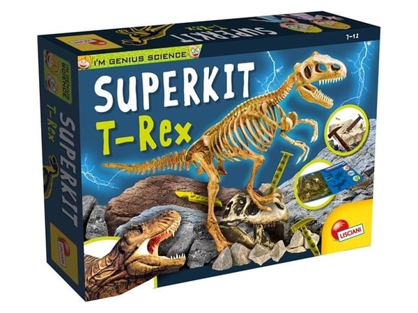Lisciani I''m a genius super kit T-Rex, Utgravingssett, Paleontology, 7 år