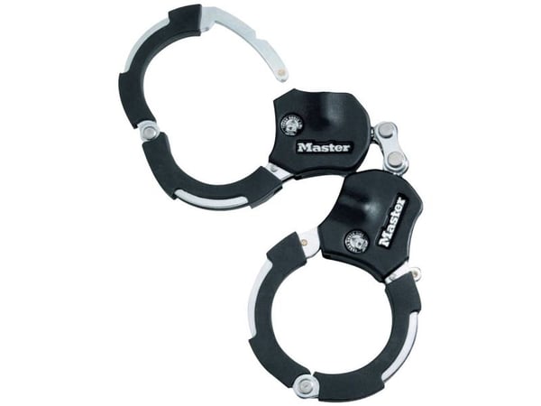 Master Lock Street Cuff 8200EURDPRO pyöränlukko 360 mm, 7,6 mm, musta/hopea