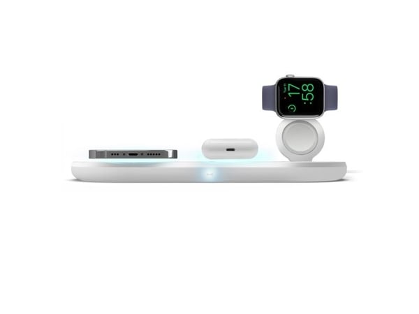 SBS TEWIRE20WMULTI, Innendørs, USB, Trådløs lading, Hvit