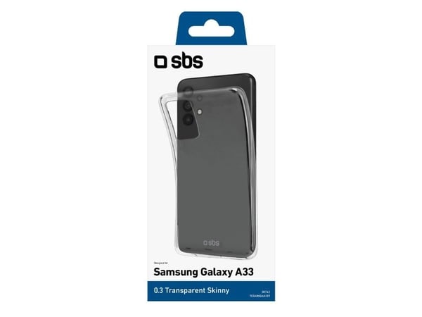 SBS TESKINSAA33T, Etui, Samsung, Galaxy A33, 16,3 cm (6.4"), Gjennomsiktig