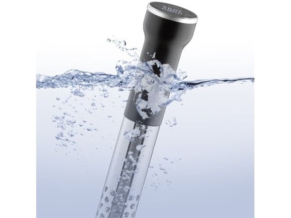 Caso Garer SV 400, Sous vide-nedsenkingssirkulasjonspumpe, Sort, Rustfritt stål, Berøringskontroll, LED, GS/CE, 25 °C