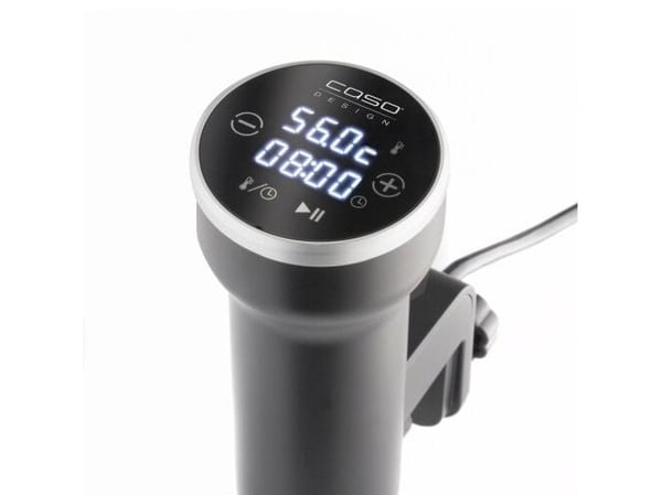 Caso Garer SV 400, Sous vide-nedsenkingssirkulasjonspumpe, Sort, Rustfritt stål, Berøringskontroll, LED, GS/CE, 25 °C