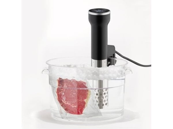 Caso Garer SV 400, Sous vide-nedsenkingssirkulasjonspumpe, Sort, Rustfritt stål, Berøringskontroll, LED, GS/CE, 25 °C