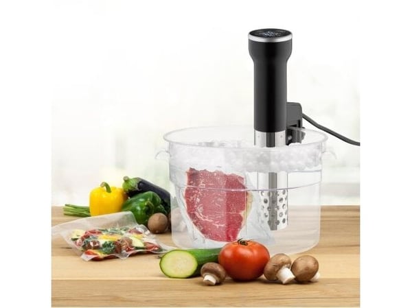 Caso Garer SV 400, Sous vide-nedsenkingssirkulasjonspumpe, Sort, Rustfritt stål, Berøringskontroll, LED, GS/CE, 25 °C