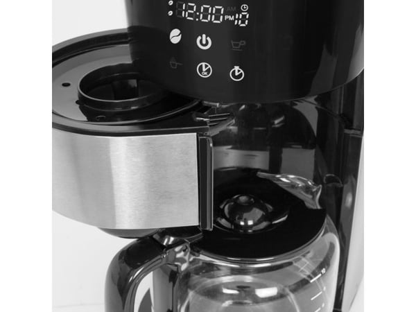 Caso 1856, Kaffebrygger (drypp), 1,4 l, Kaffe bønner, Malt kaffe, Innebygd kaffekvern, 1000 W, Sort, Rustfritt stål
